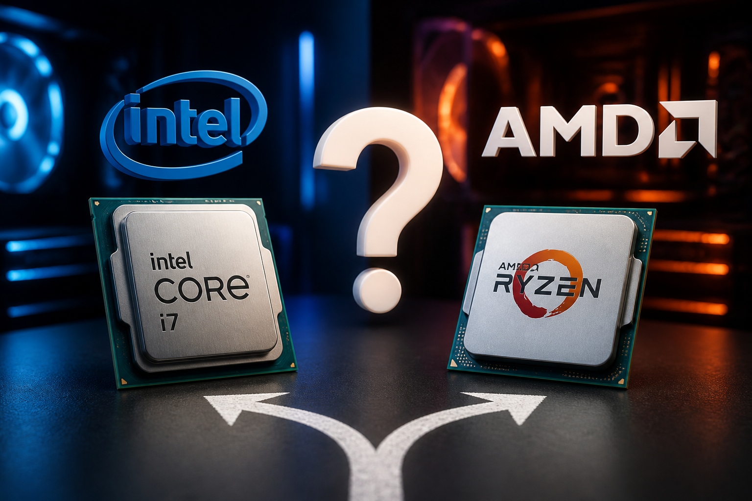 Рекомендация 3. AMD или Intel — как не запутаться в выборе платформы — иллюстрация к статье «как выбрать процессор для вашего ПК: 5 рекомендаций»