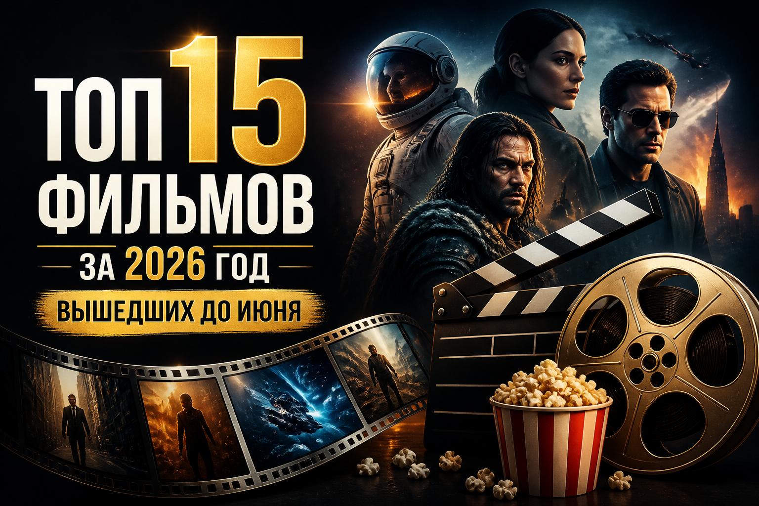 Топ 15 фильмов 2026 года вышедших до июня