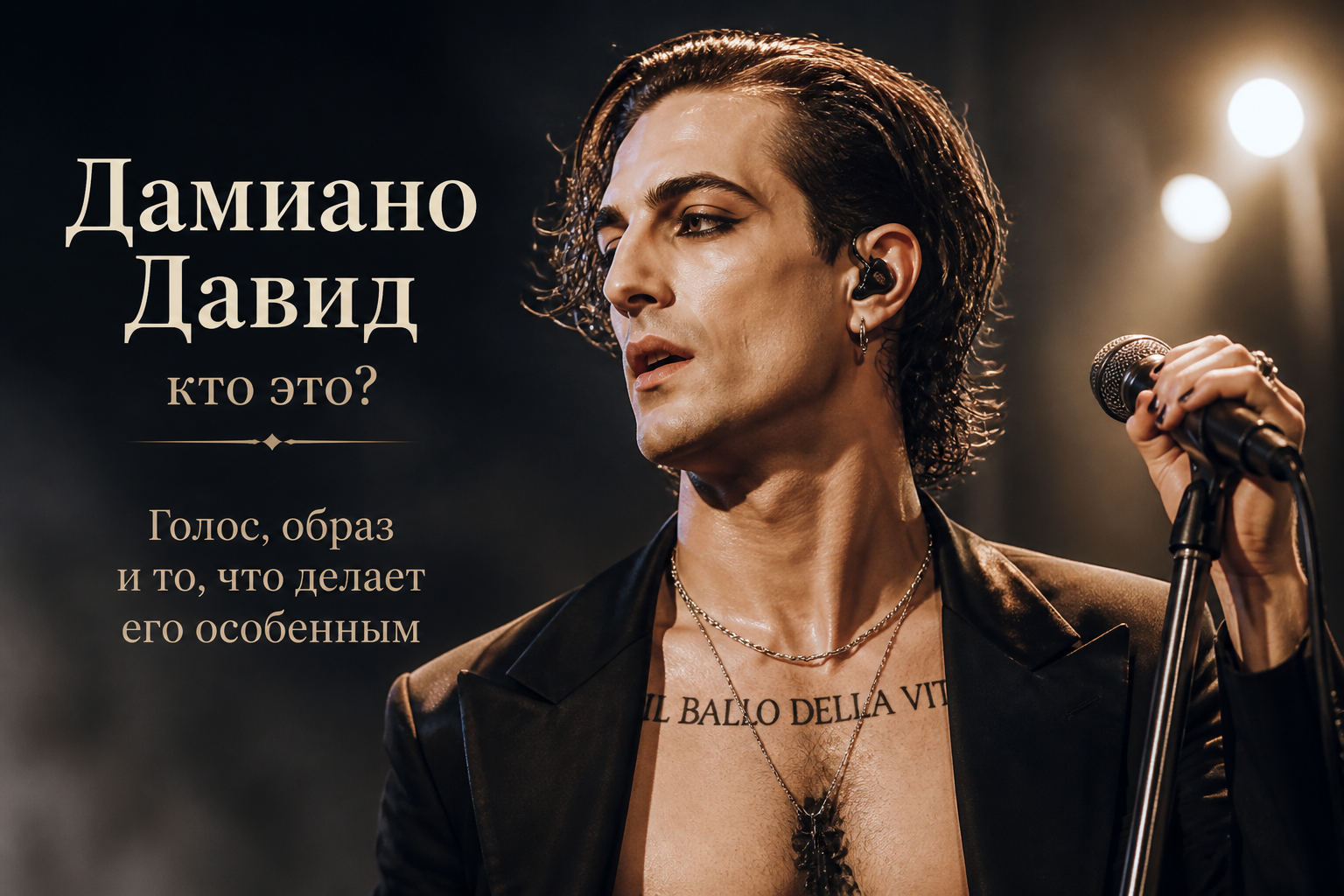 Голос, образ и то, что делает его особенным — иллюстрация к статье «дамиано давид кто это»