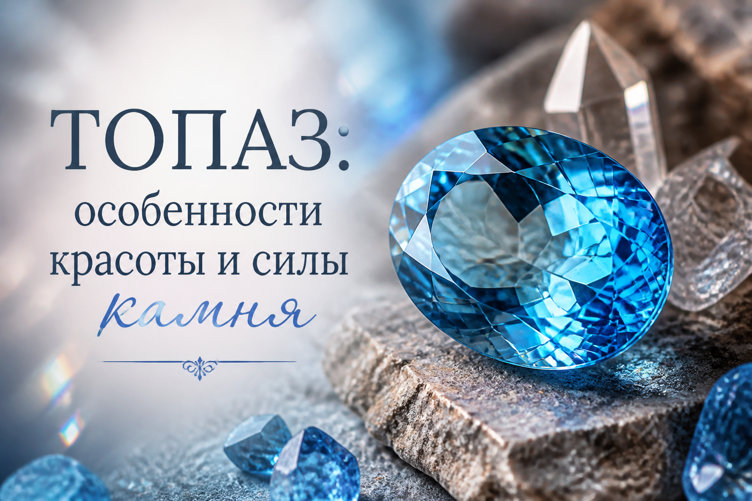 топаз: особенности красоты и силы камня — иллюстрация к статье «топаз: особенности красоты и силы камня»