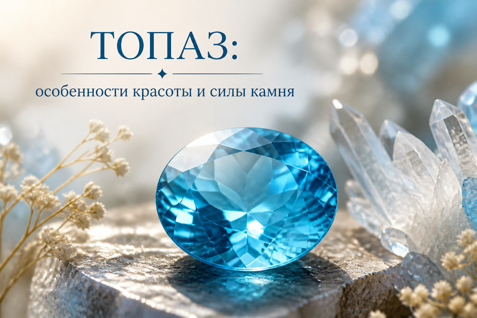 топаз: особенности красоты и силы камня — иллюстрация к статье «топаз: особенности красоты и силы камня»
