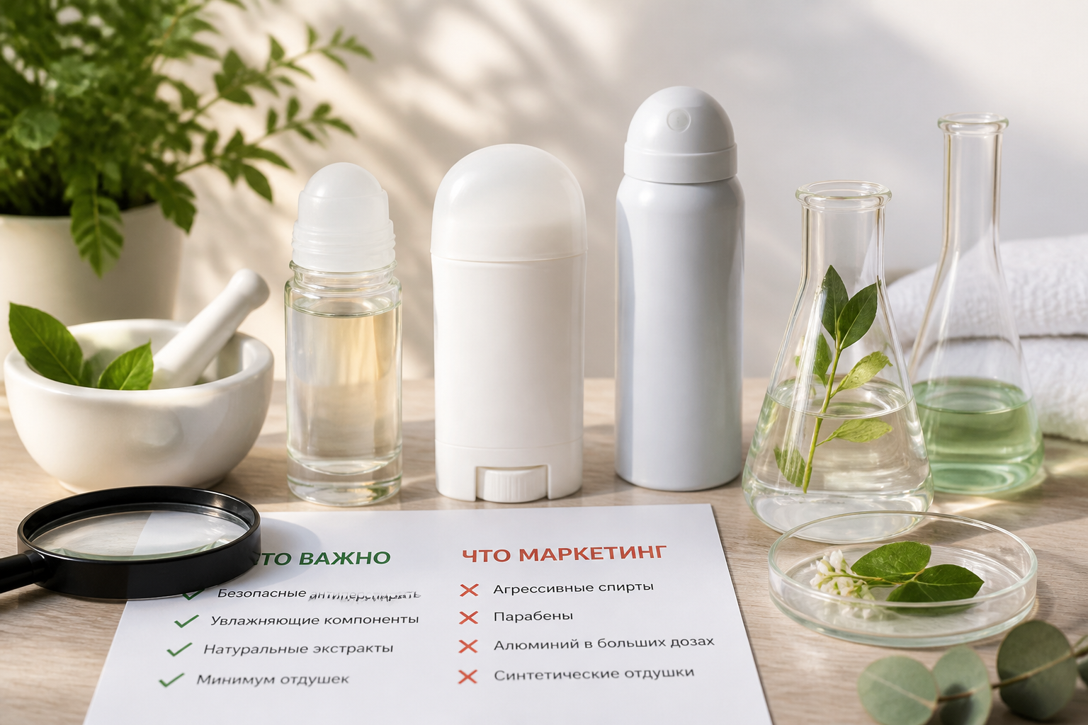 Состав: что реально важно, а что просто маркетинг — иллюстрация к статье «дезодорант какой выбрать»