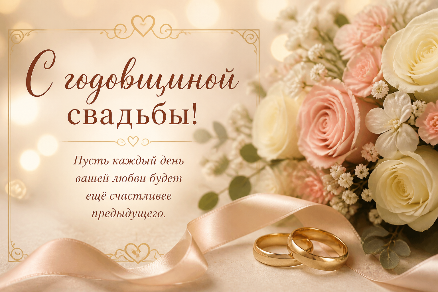 с годовщиной свадьбы — иллюстрация к статье «с годовщиной свадьбы»