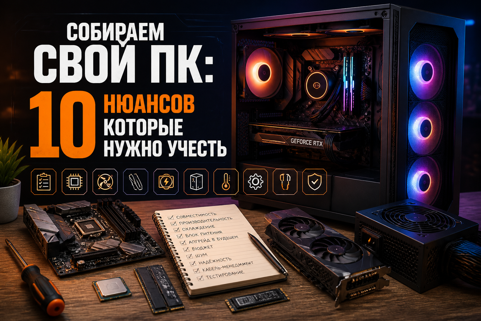 Собираем свой ПК: 10 нюансов, которые нужно учесть