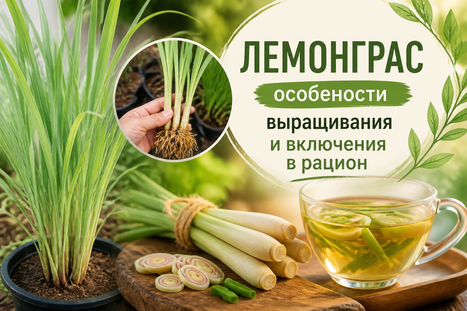 Лемонграс: выращивание дома и применение в кулинарии