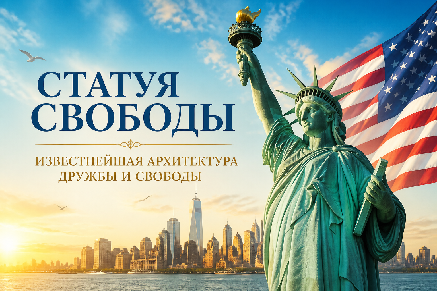 Статуя Свободы: история создания символа дружбы