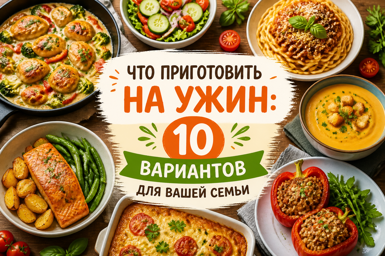Что приготовить на ужин: 10 вариантов для семьи