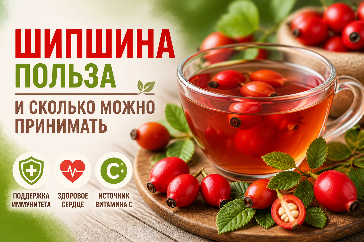 Шиповник: польза и сколько можно принимать в день
