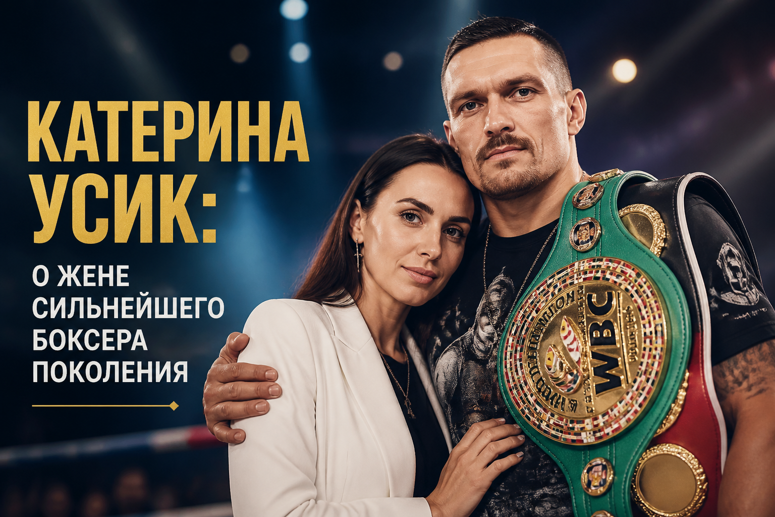 Катерина Усик: жена чемпиона, которую никто не знает