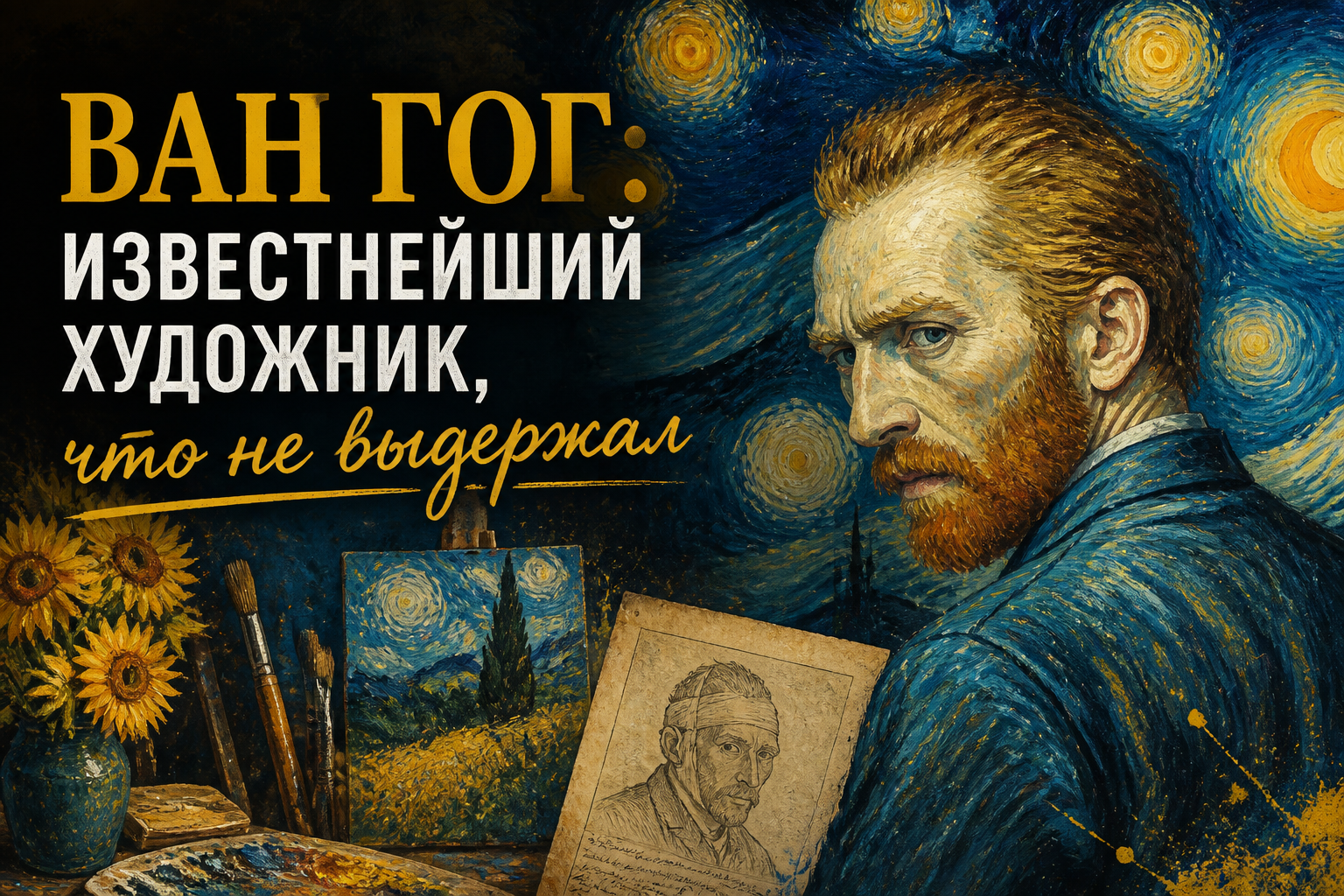 Ван Гог: гений, которого мир не заметил при жизни