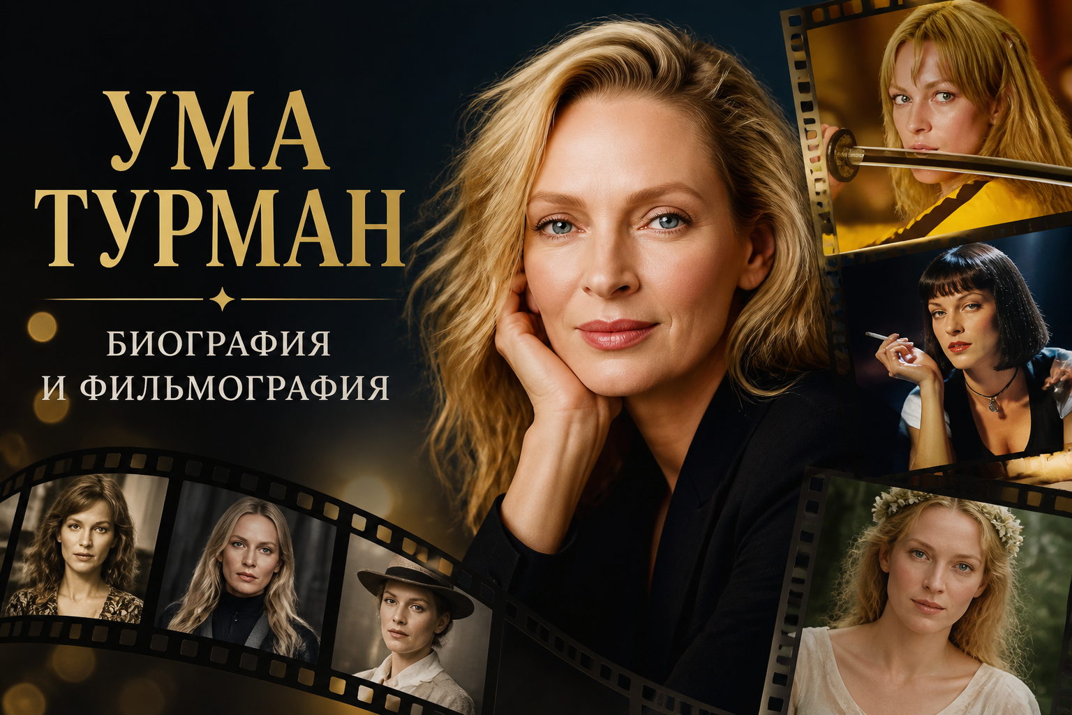 Ума Турман: биография и фильмография актрисы