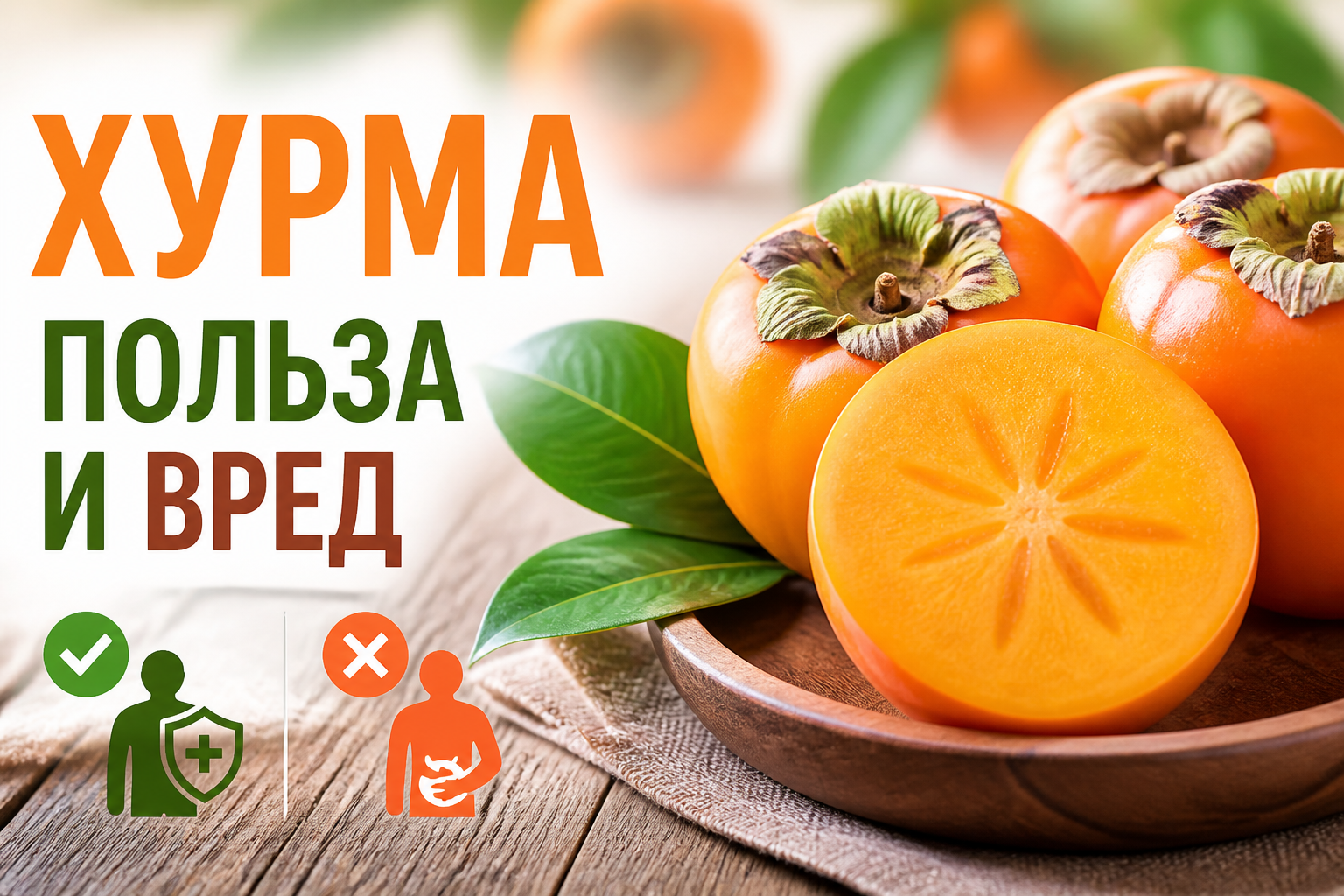 Хурма: польза и вред для здоровья — честный разбор
