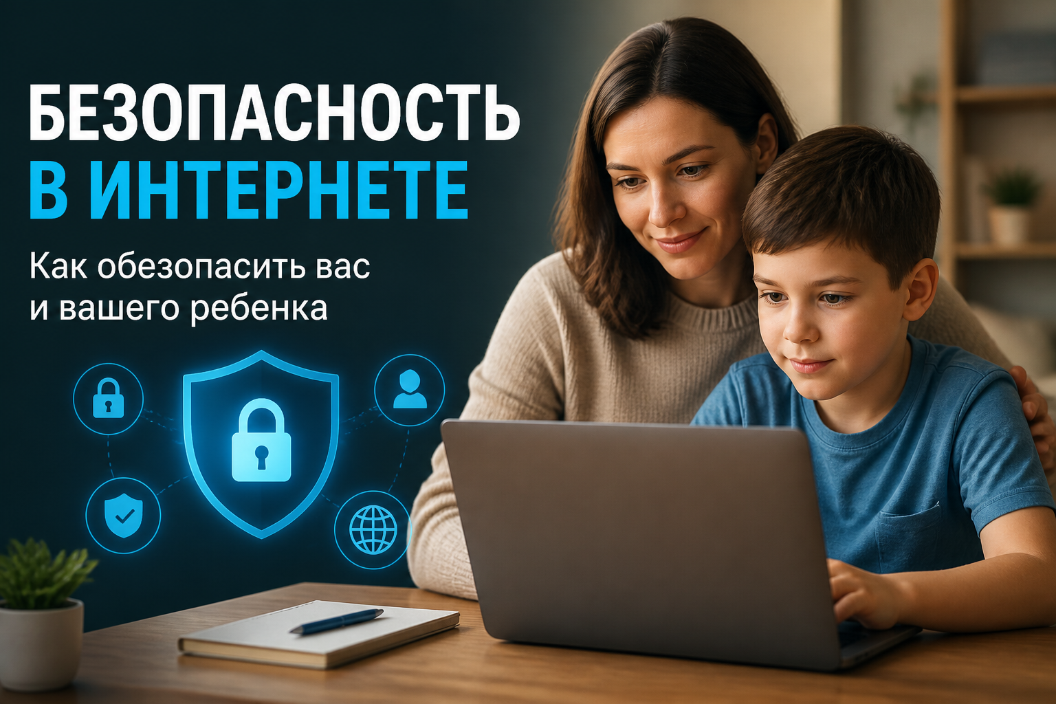 Безопасность в интернете для вас и вашего ребёнка