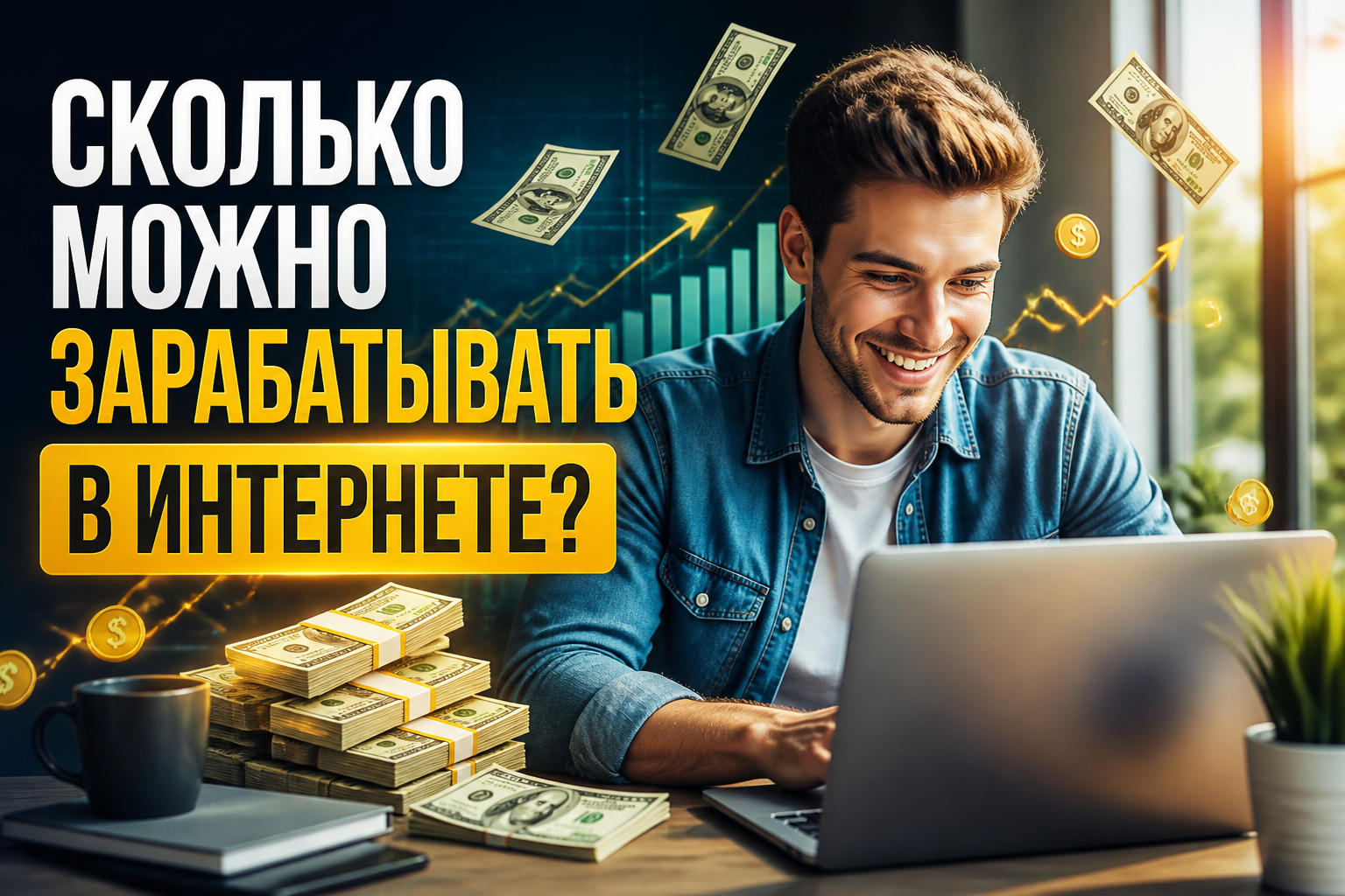 Сколько можно зарабатывать в интернете: реальные цифры